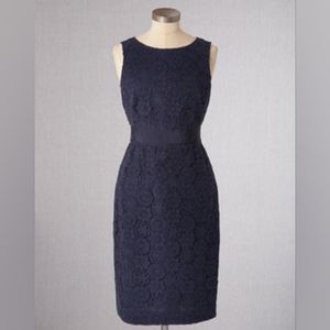 Boden 4L Navy Lace Dress